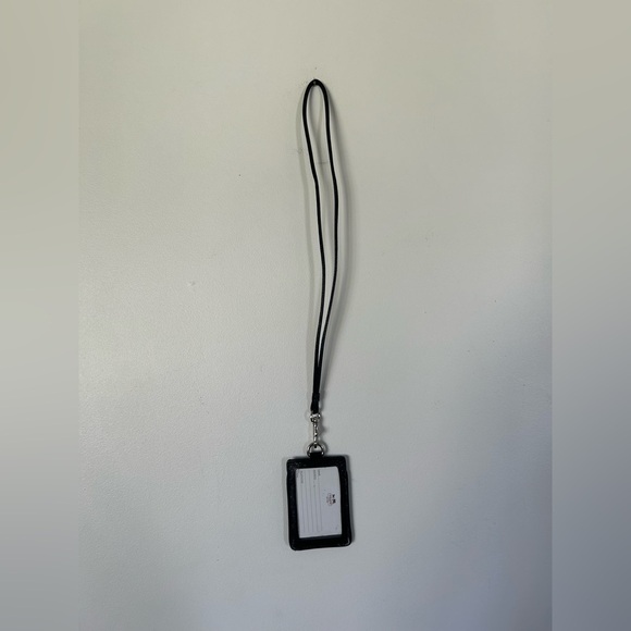 Coach Poppy Daisy Ocelot ID / Badge Purple Black Leopard Print - Picture 3 of 9